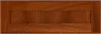 Flat  Panel  Ogee  Mahogany  Drawer Front